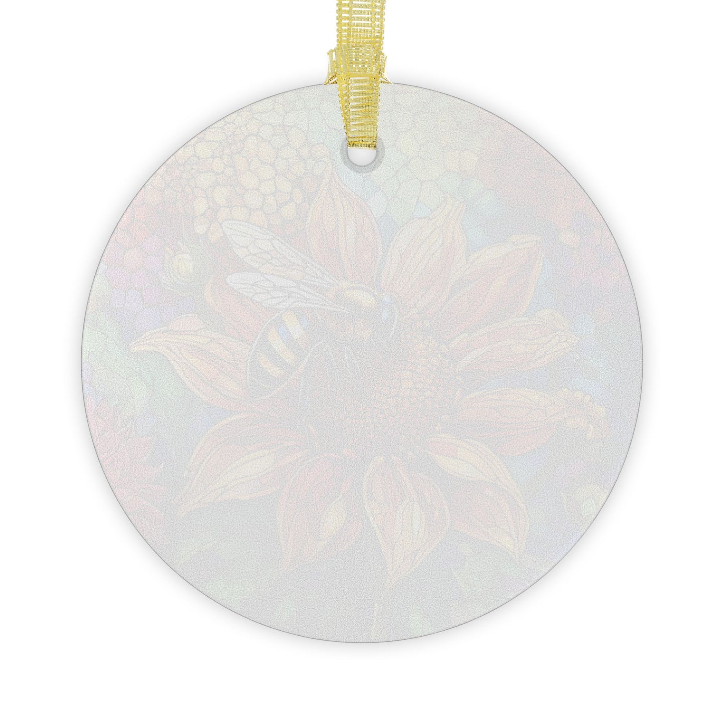 Busy Bee Light Catcher Glass Ornaments