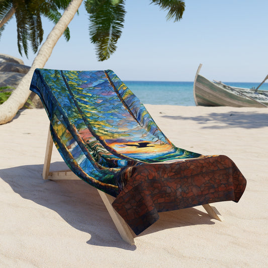 Mountain View Beach Towel