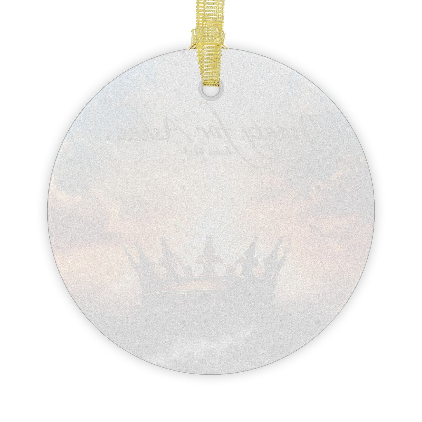 Beauty for Ashes Light Catcher Glass Ornament