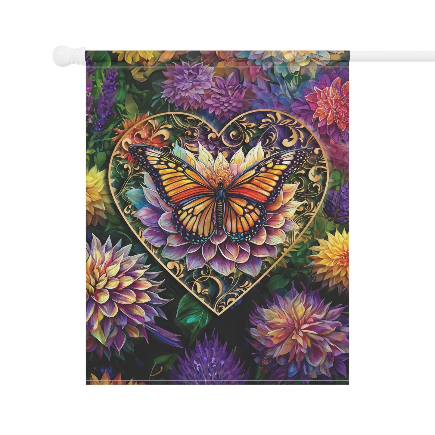 Butterfly Lovers Flag Garden & House Banner