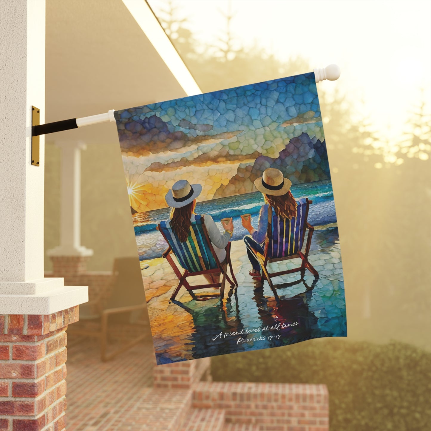 Friend Loves Always Garden & House Banner