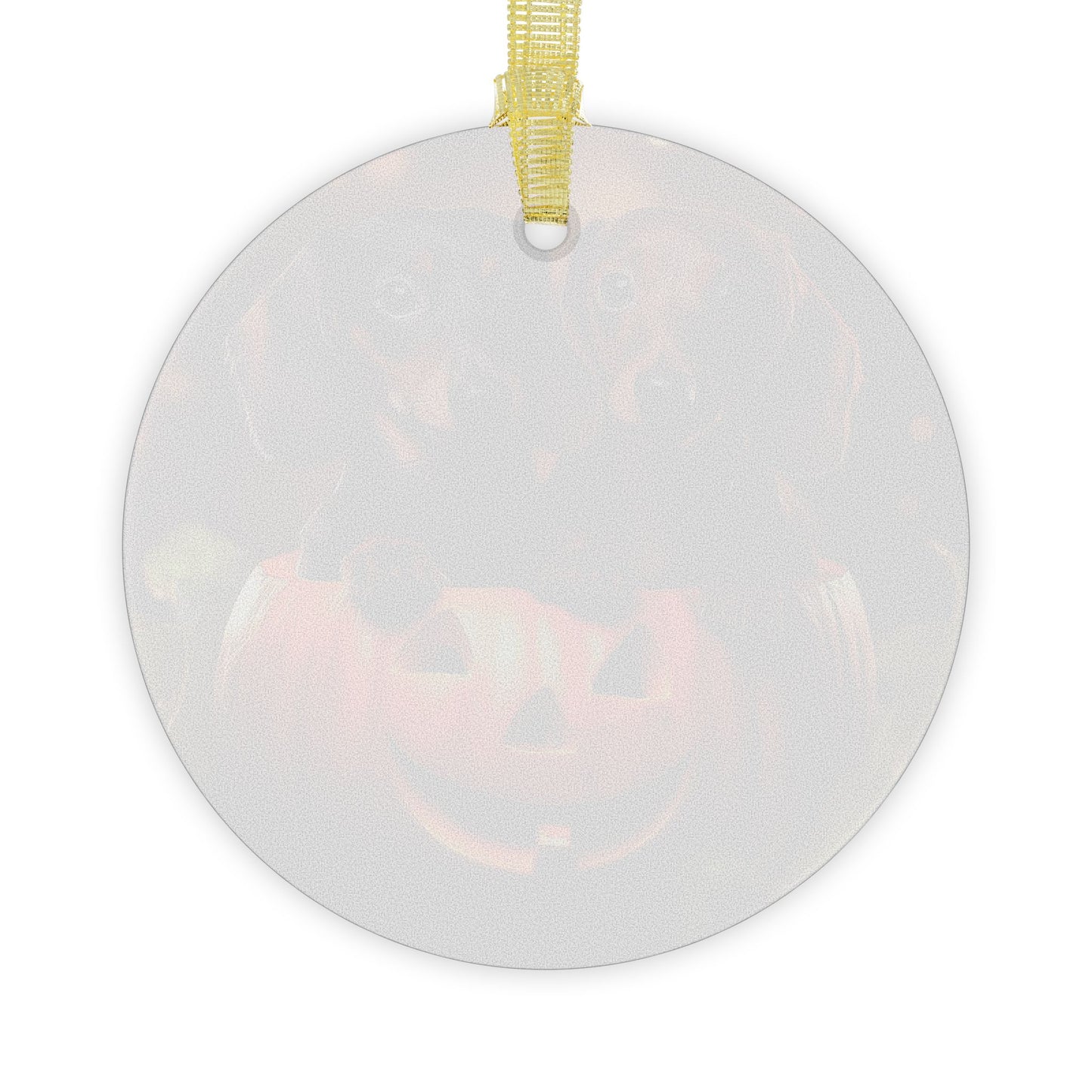 Beveled Glass Ornament Light Catcher Two Adorable Dachshunds Sitting in a Pumpkin Perfect Fall Decor Gift for Doxie Lovers