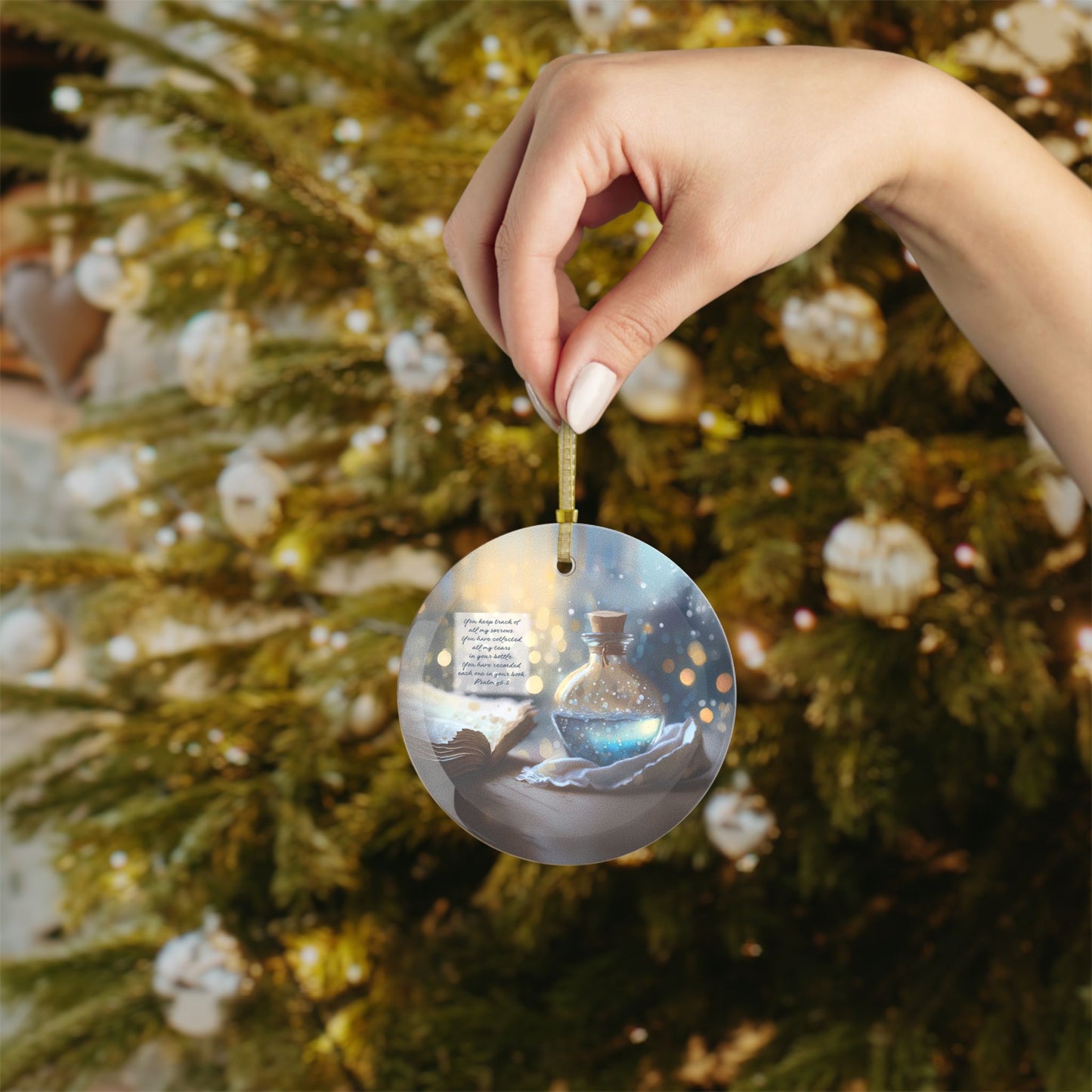 Tears in a Bottle Light Catcher Glass Ornaments