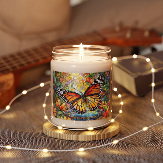 Butterfly Splash Scented Soy Candle, 9oz