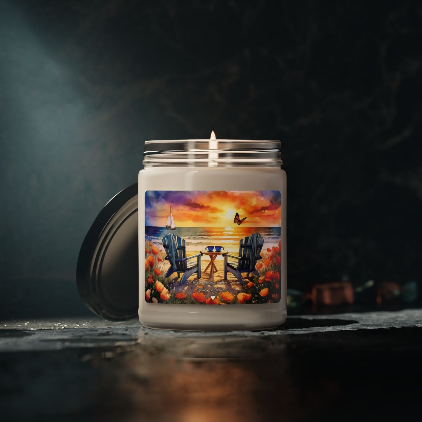 Morning Sunrise Scented Soy Candle, 9oz