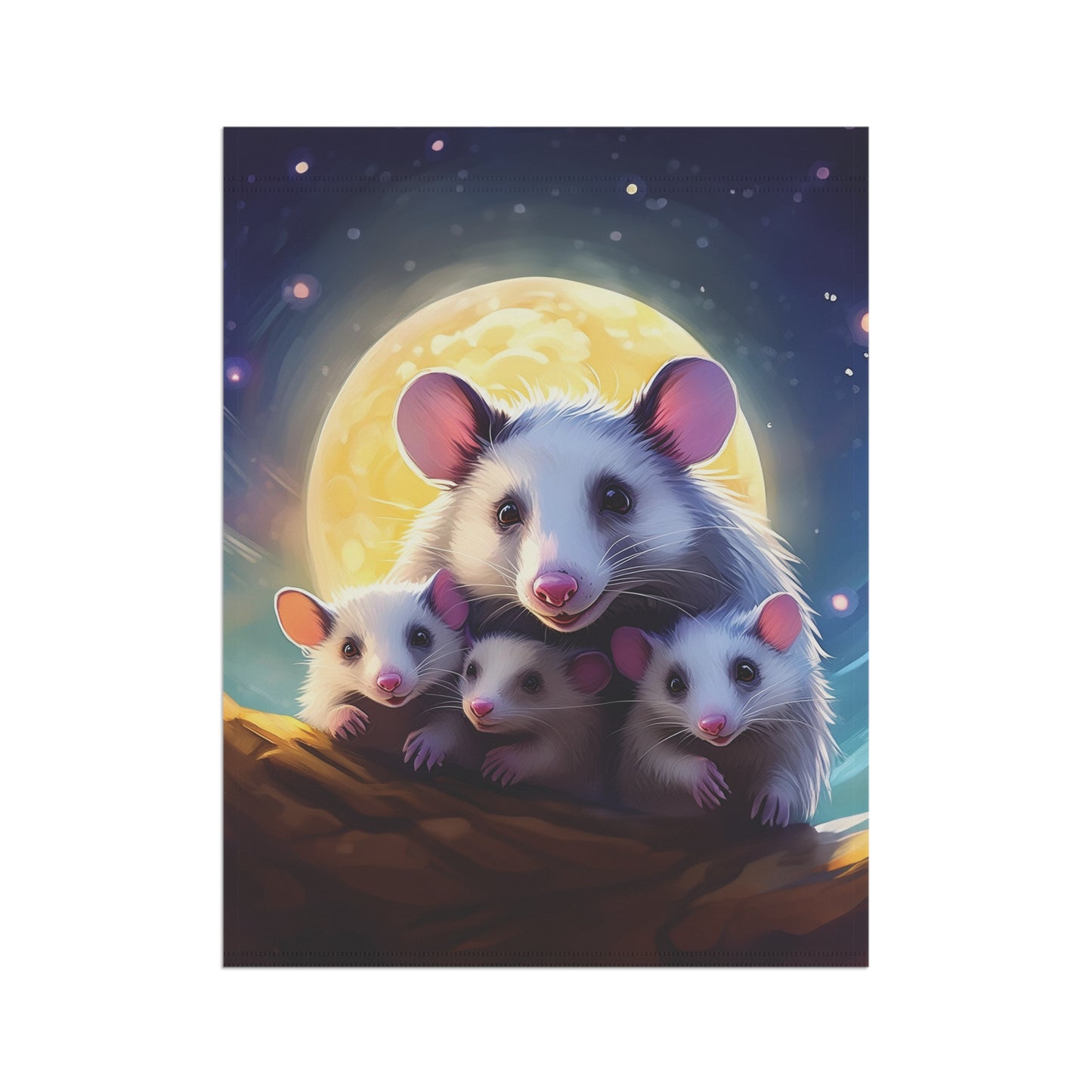 Momma Possum Flag Garden & House Banner