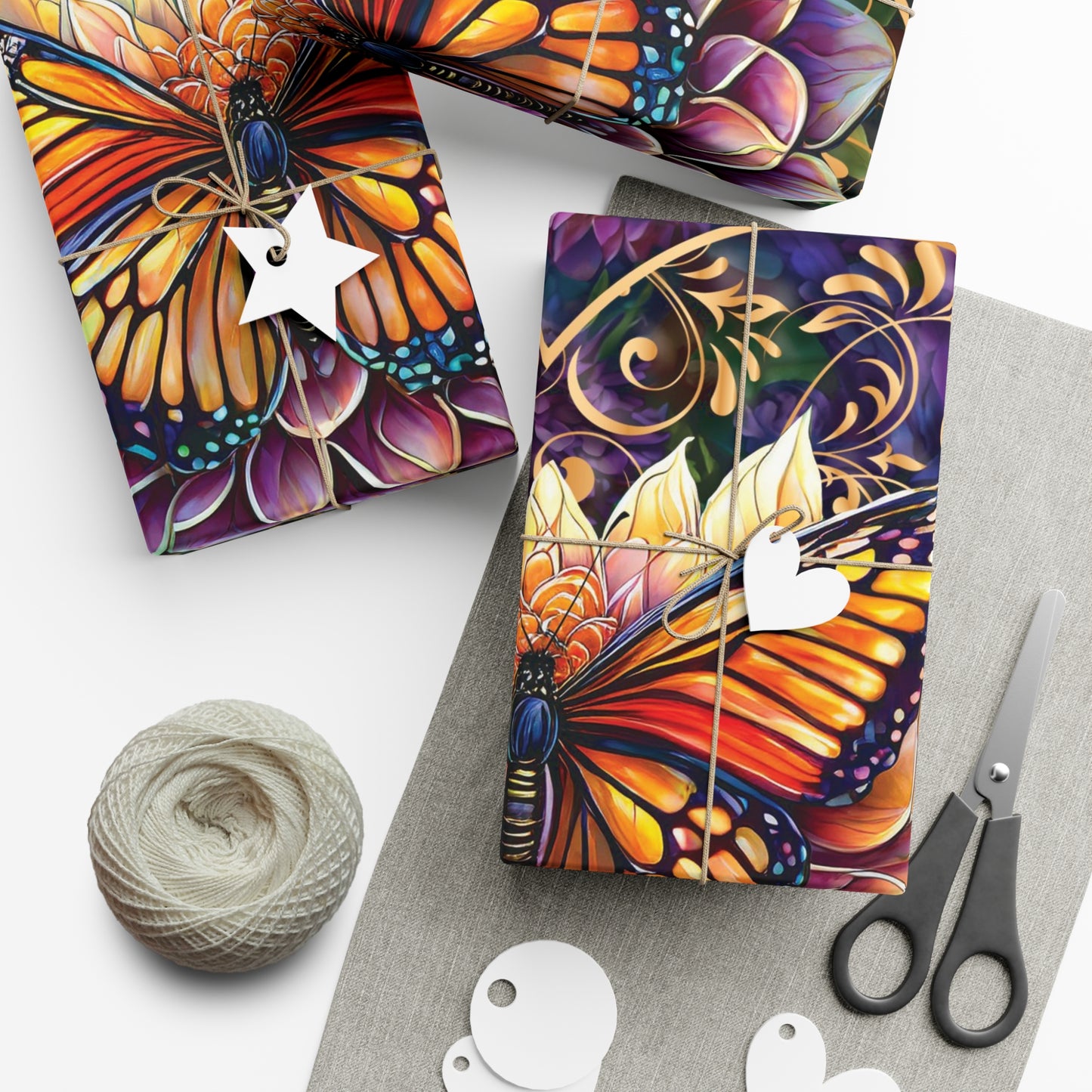 Monarch Butterfly Gift Wrap Papers