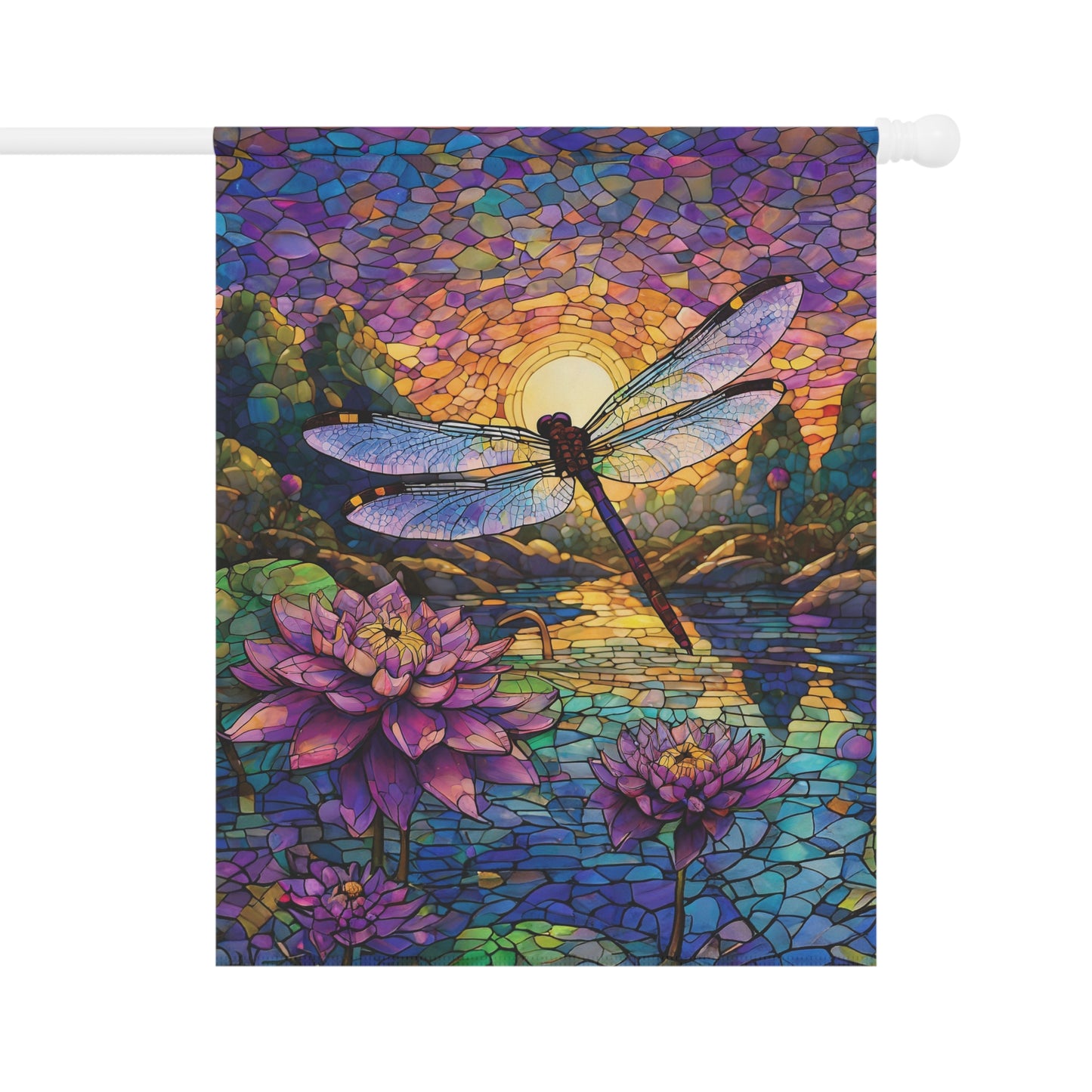 Dragonfly Flag Garden & House Banner