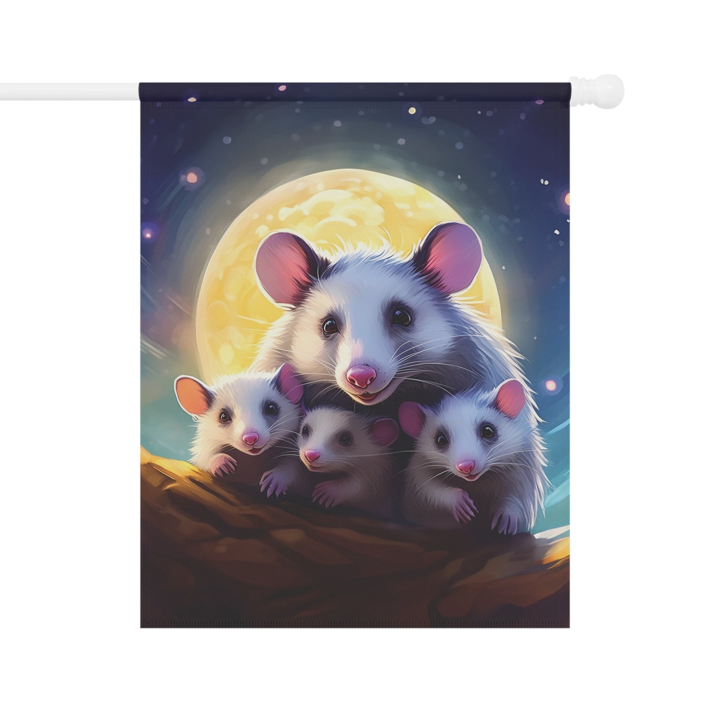 Momma Possum Flag Garden & House Banner