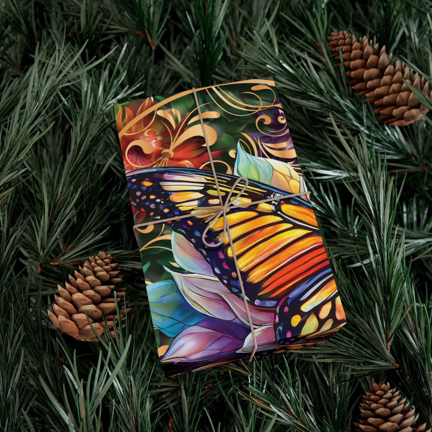 Monarch Butterfly Gift Wrap Papers