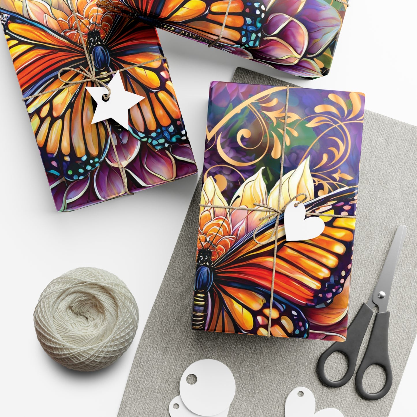 Monarch Butterfly Gift Wrap Papers
