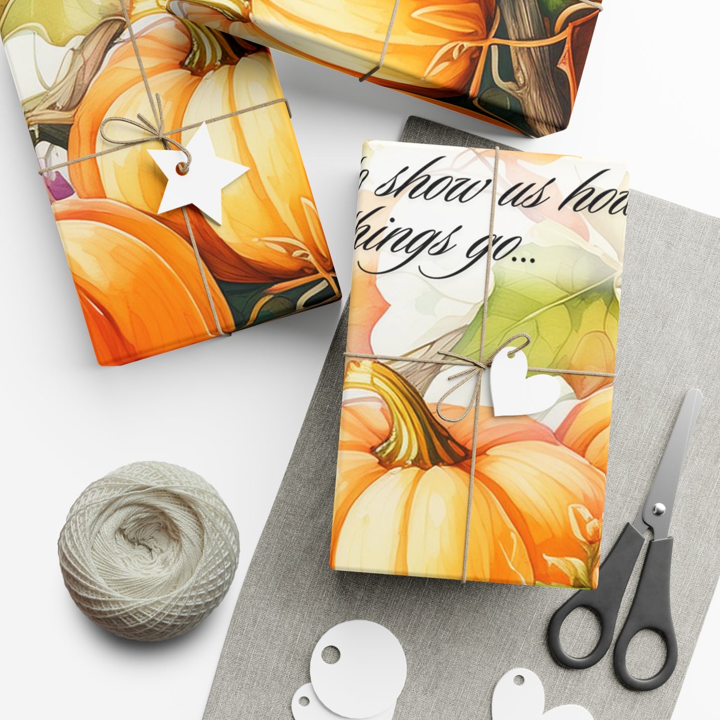 Fall Letting Go Gift Wrap Papers