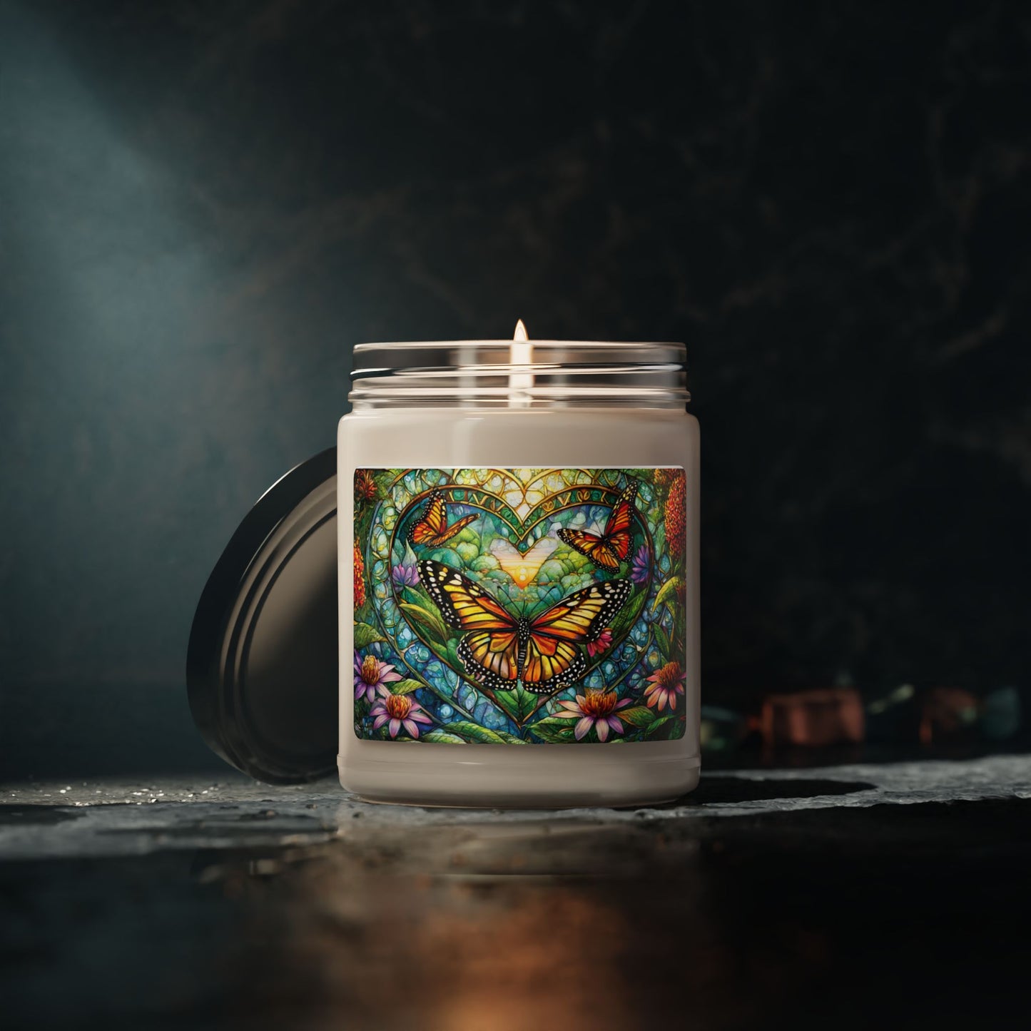 For the Love of Butterflies Scented Soy Candle, 9oz