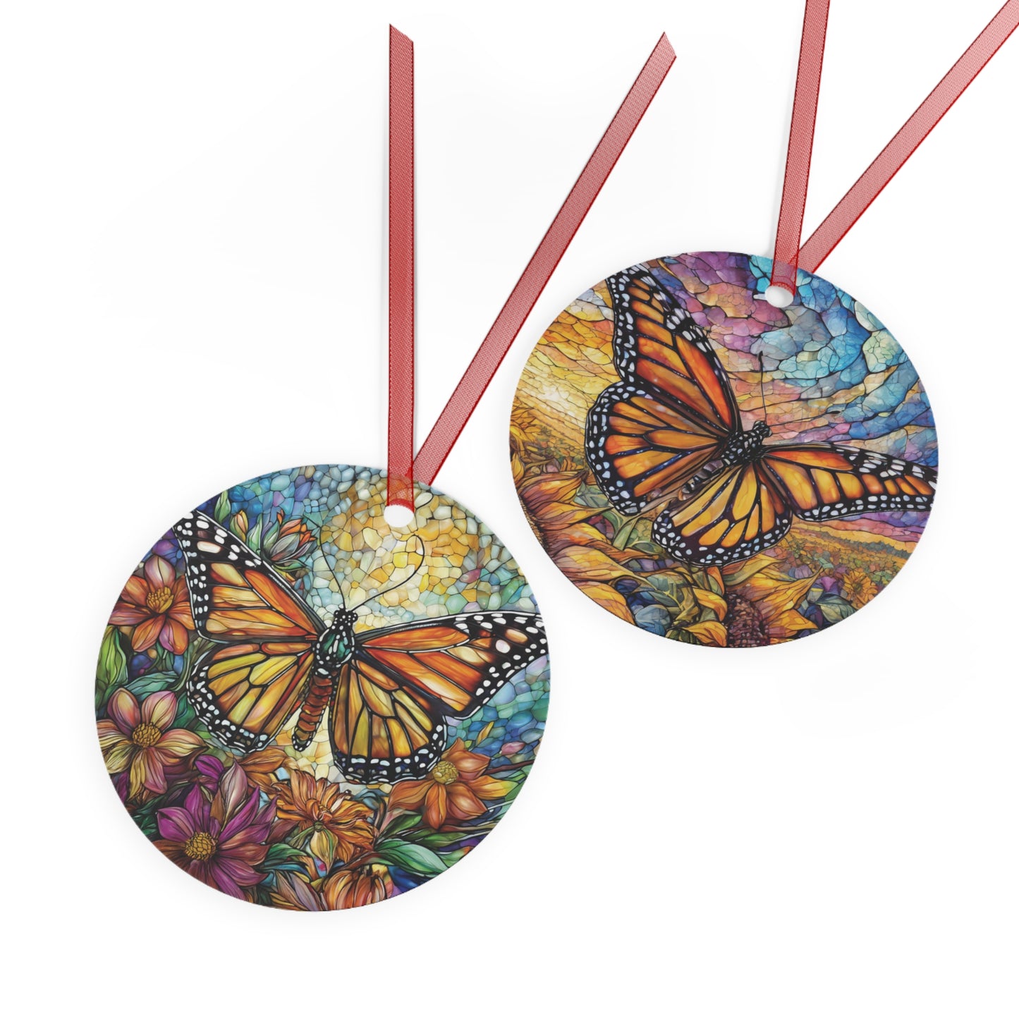 Butterfly Dance Metal Ornaments