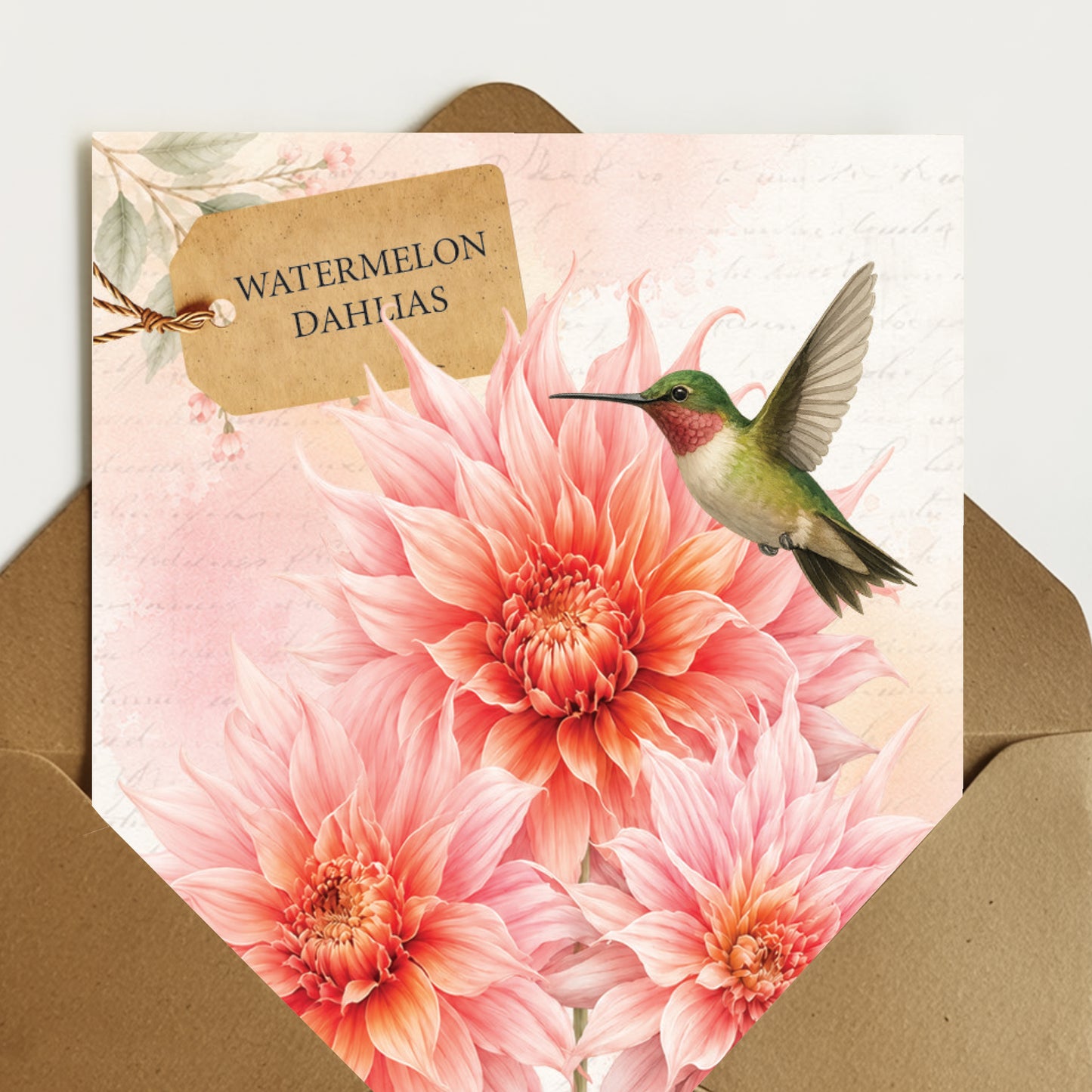Watermelon Dahlias