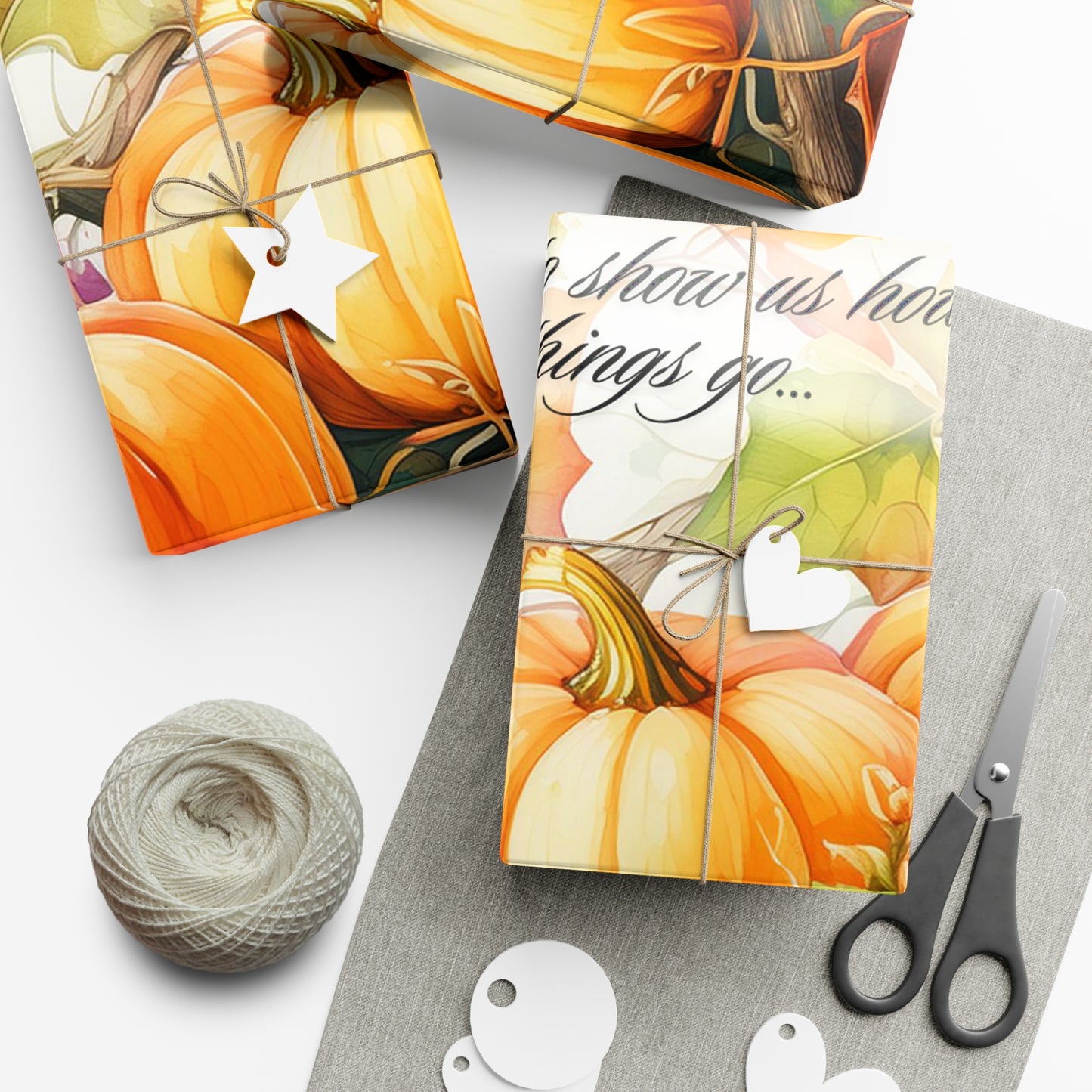 Fall Letting Go Gift Wrap Papers