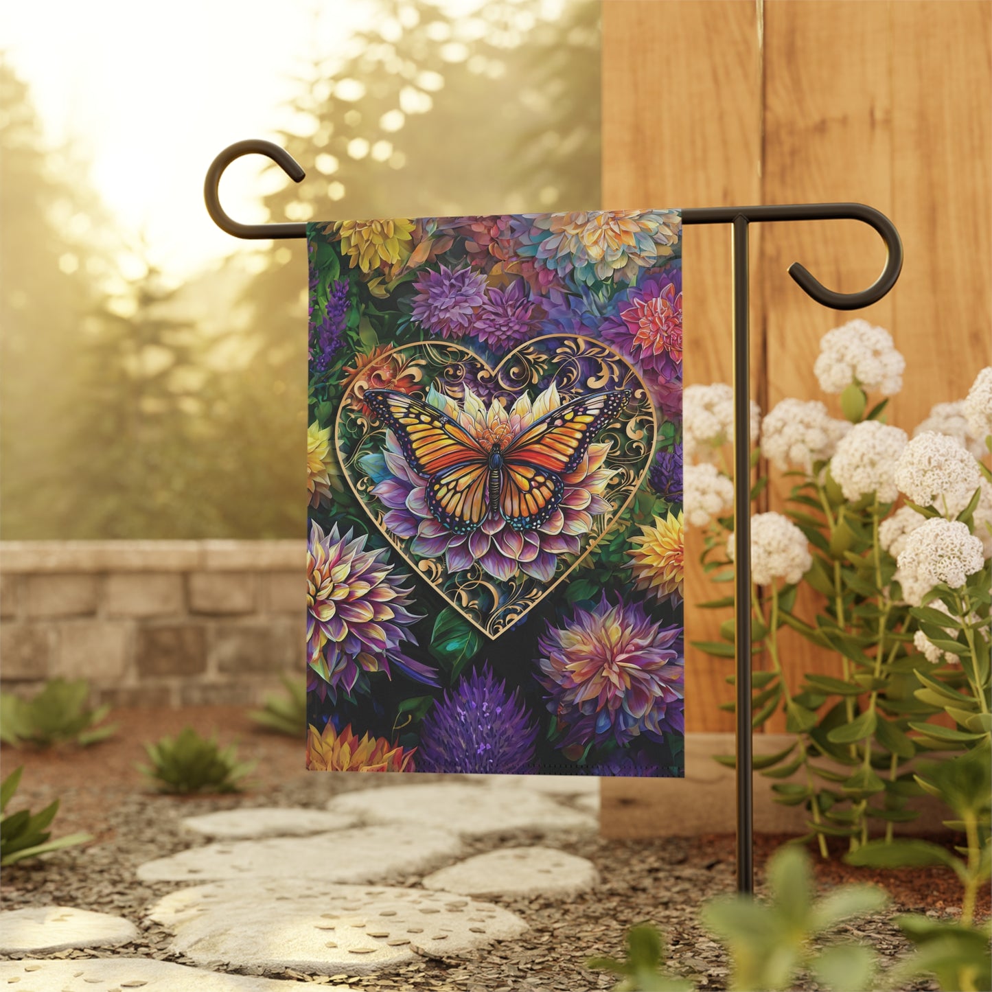Butterfly Lovers Flag Garden & House Banner