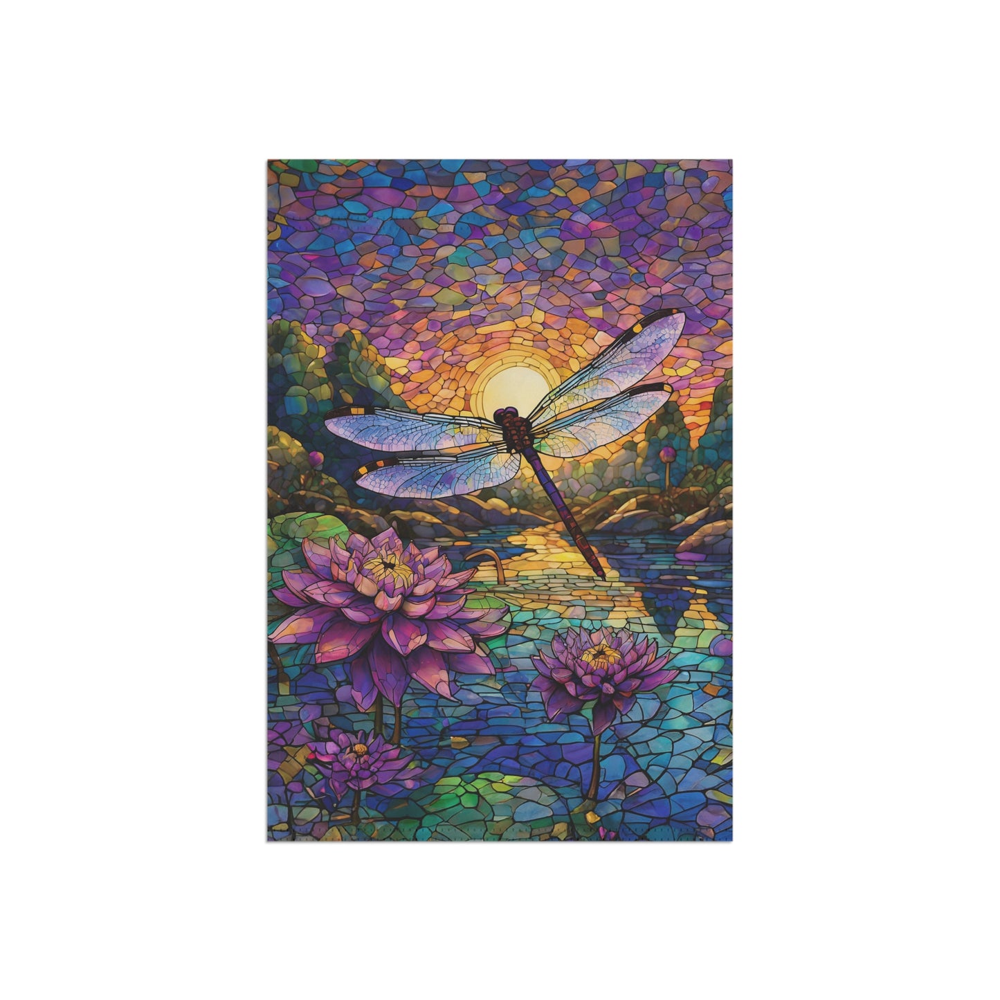 Dragonfly Flag Garden & House Banner