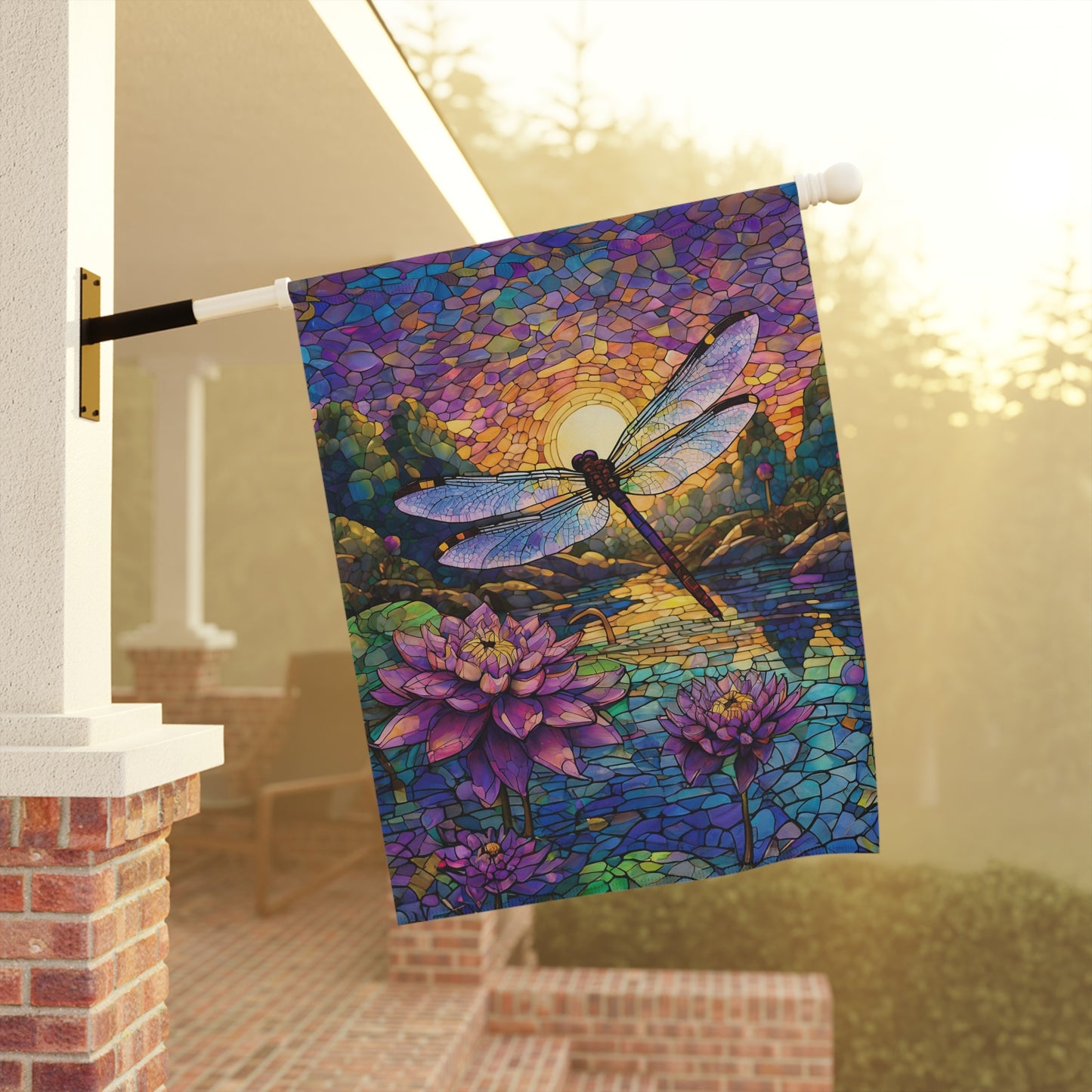 Dragonfly Flag Garden & House Banner