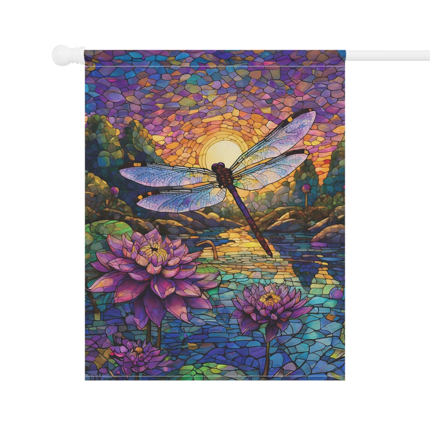 Dragonfly Flag Garden & House Banner
