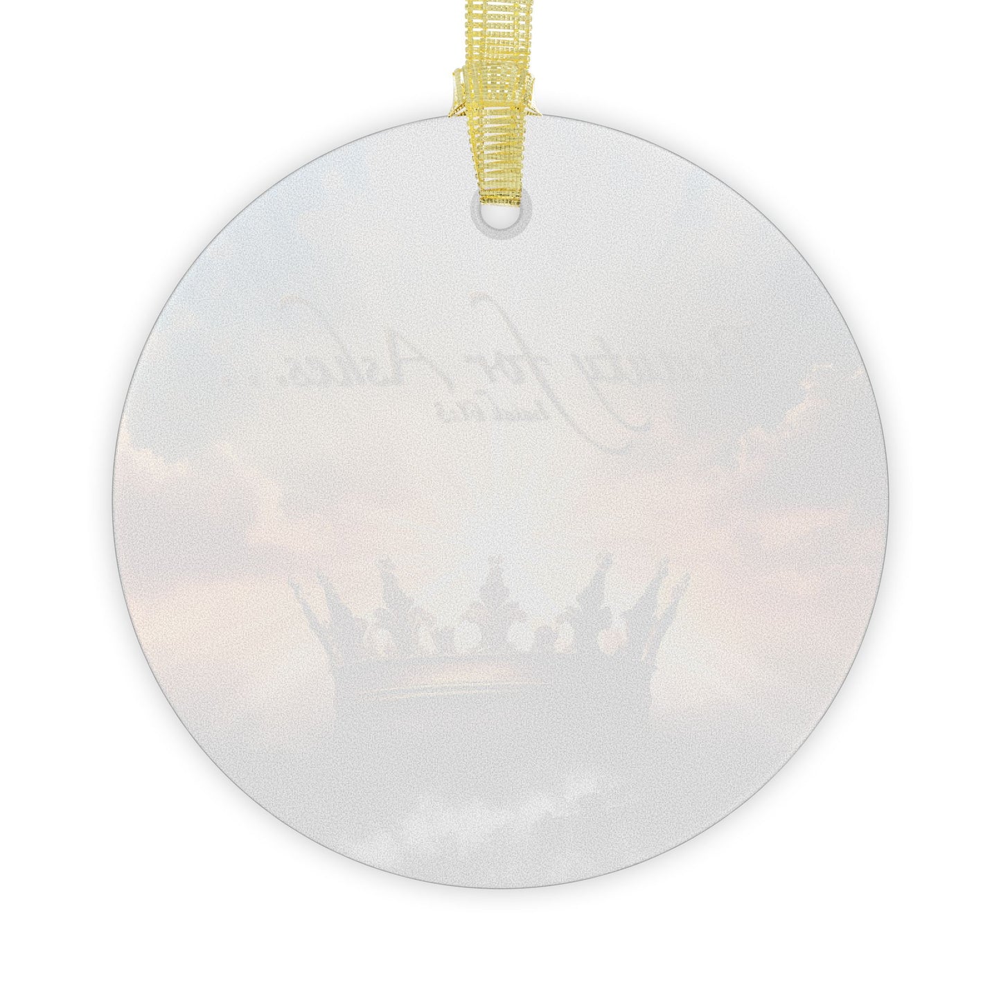 Beveled Glass Ornament Crown Rising from Ashes Isaiah 61:3 Inspirational Christian Gift Faith-Based Decor Beauty for Ashes