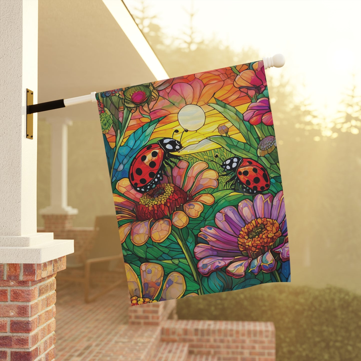 Lady Bug Flag Garden & House Banner