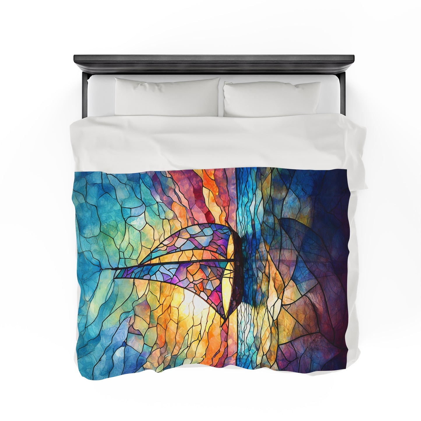 Soft Sailboat Ocean Inspired Throw Blanket Warm Soft Sailboat Themed Blanket Gift for Beach Lovers Sailing Velveteen Plush Blanket