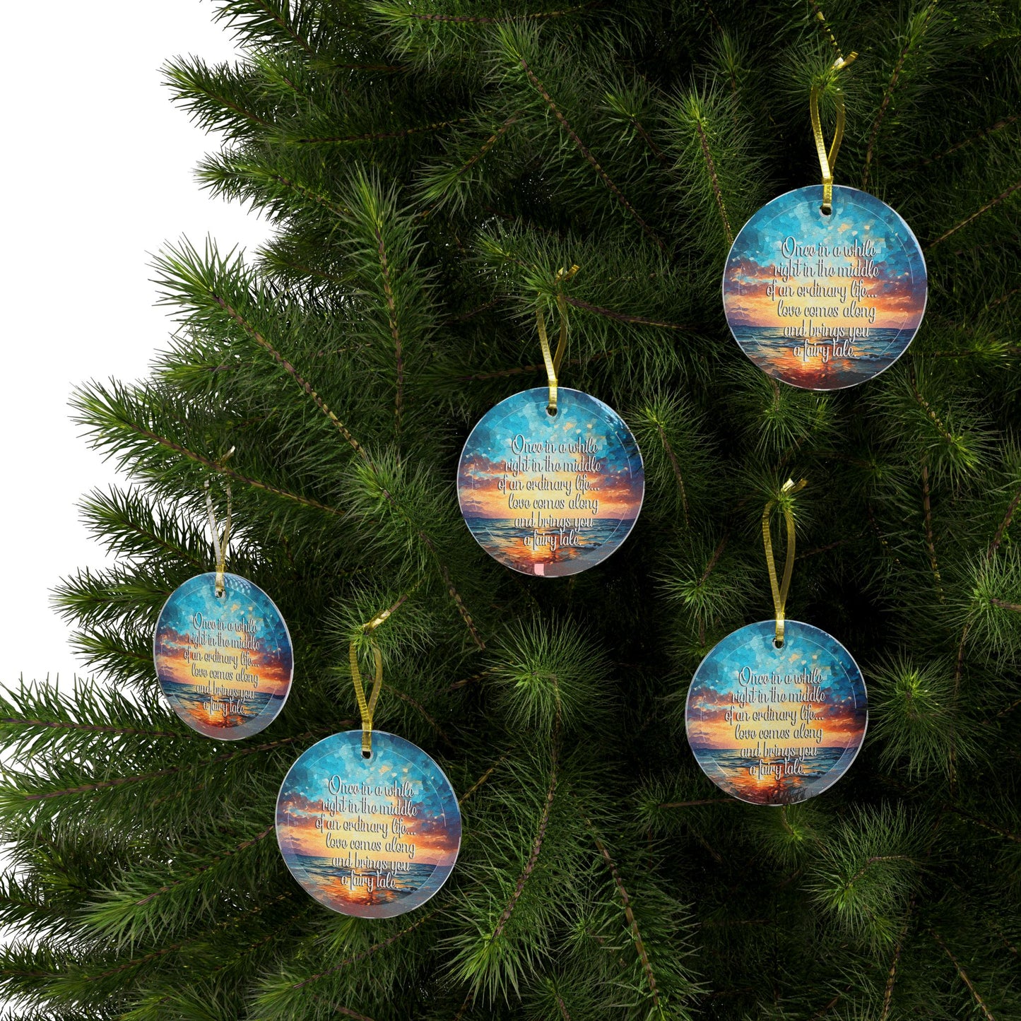 Glass Ornaments Love Celebration Annual Ornament Ornament for Best Friend Honeymoon Gift Wedding Gift Special Ornament Unique Glass Decor