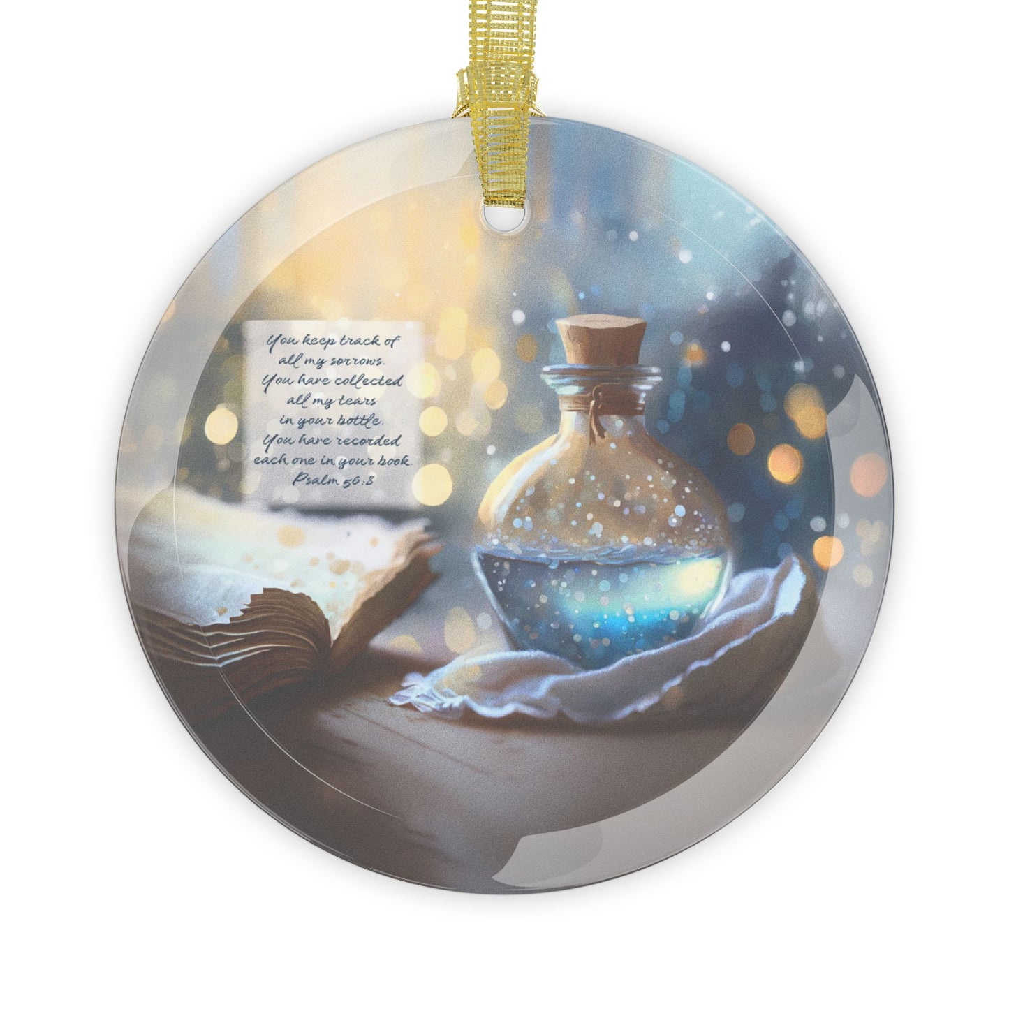 Tears in a Bottle Light Catcher Glass Ornaments