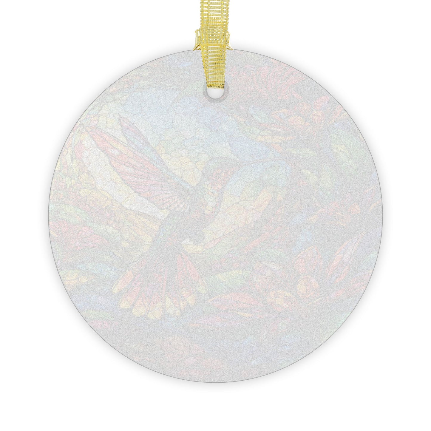 Stained Glass Hummingbird Beauty Light Catcher Glass Ornaments