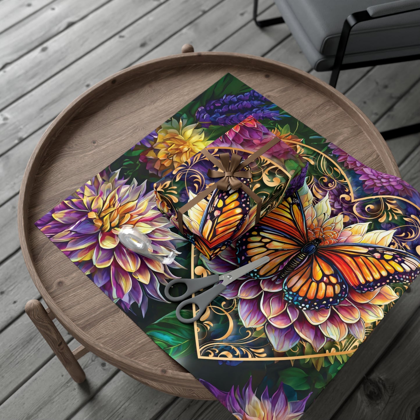 Monarch Butterfly Gift Wrap Papers