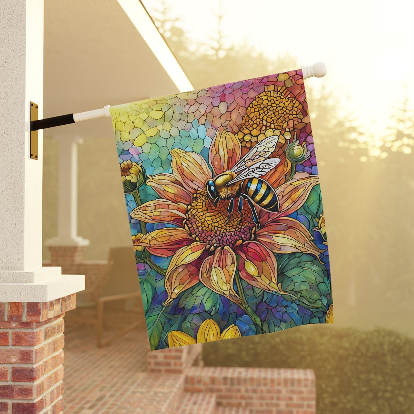 Busy Bee Flag Garden & House Banner