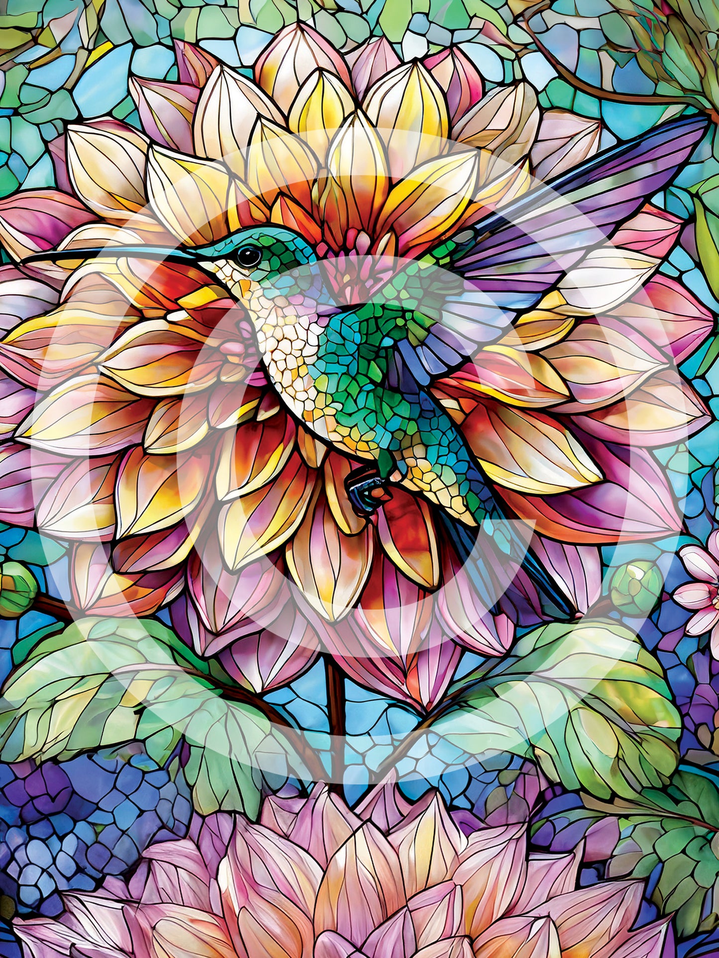 Dahlia Hummingbird