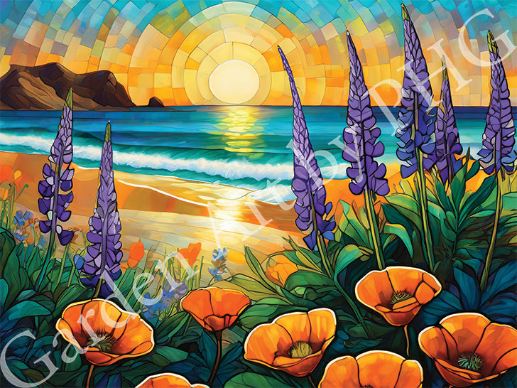 Poppies by the Sea