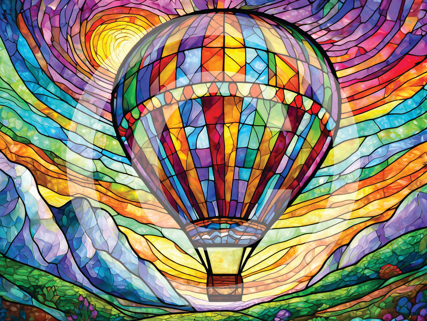 Canvas - Rainbow Sky