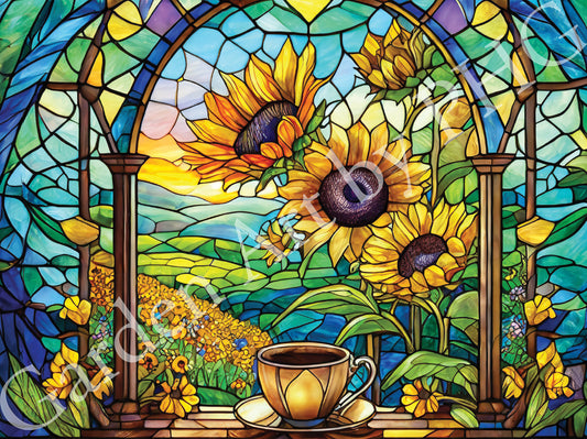 Serene Sunflower