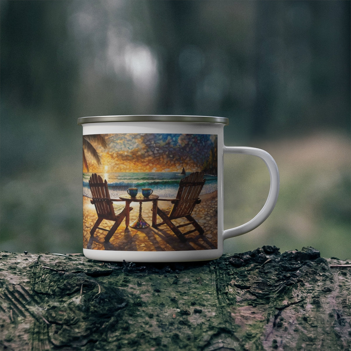 Enamel Camping Coffee Mug