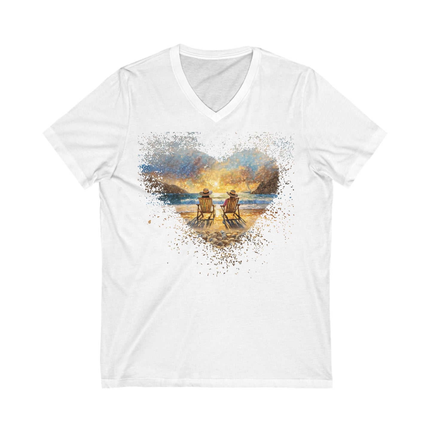 Kindred Spirits Unisex Jersey Short Sleeve V-Neck Tee