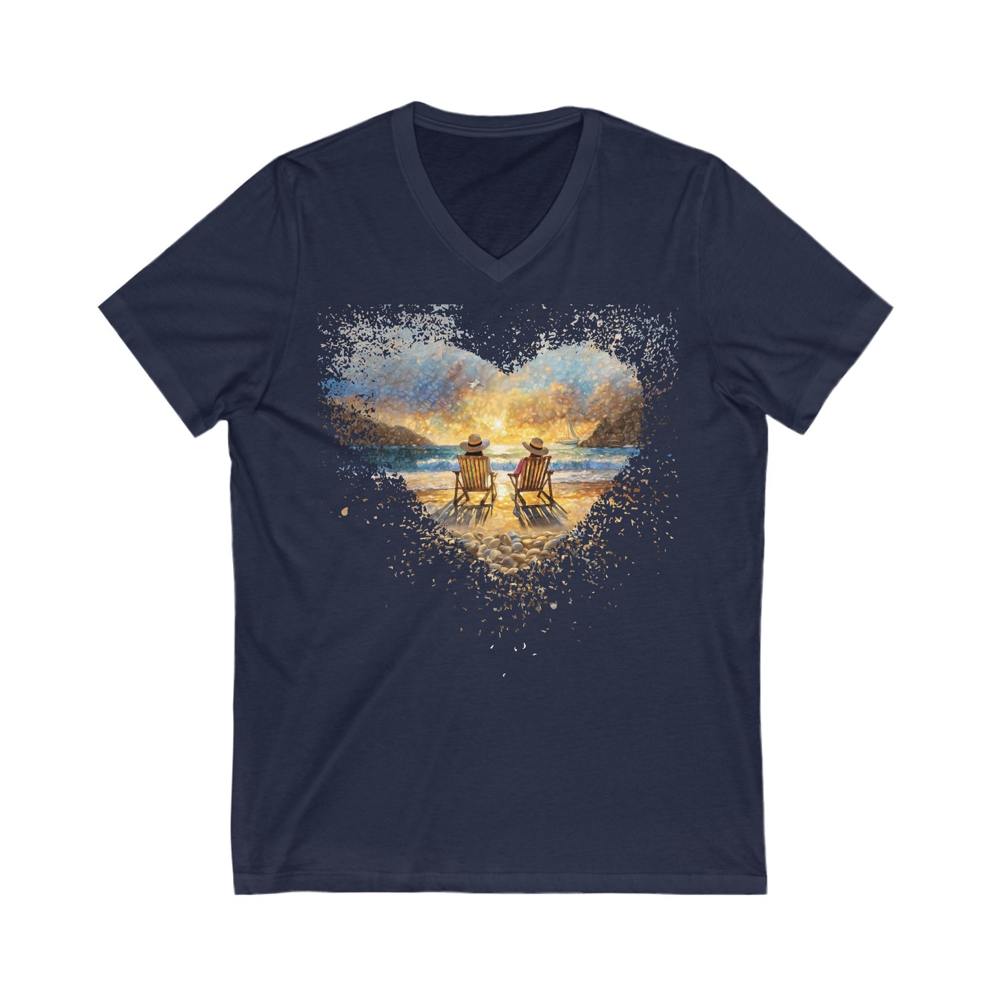 Kindred Spirits Unisex Jersey Short Sleeve V-Neck Tee