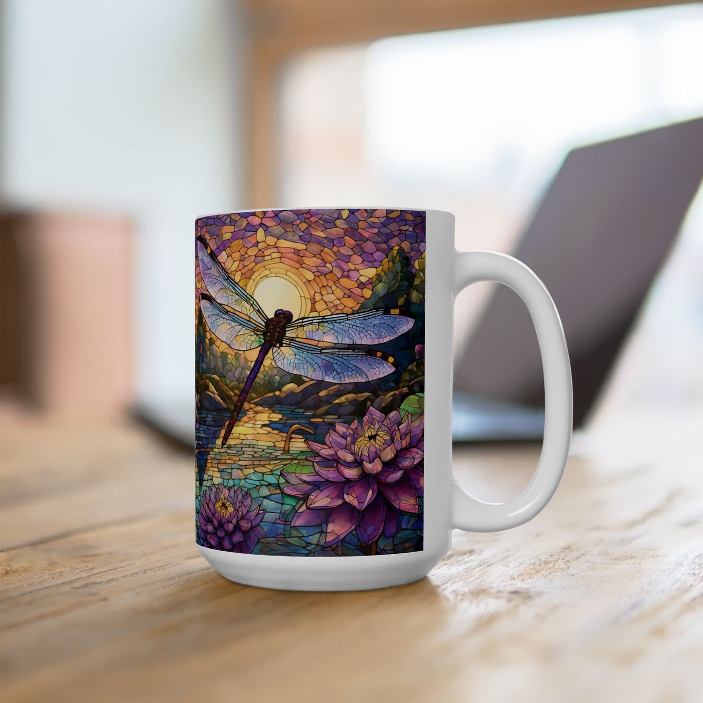 Dragonfly Lovers Ceramic Mug, (11oz, 15oz)