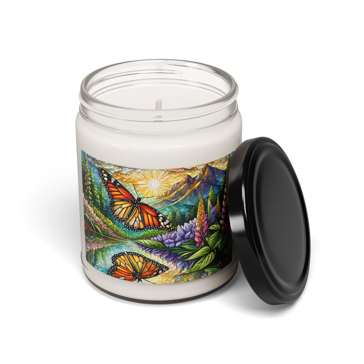 Butterfly Reflection Scented Soy Candle, 9oz