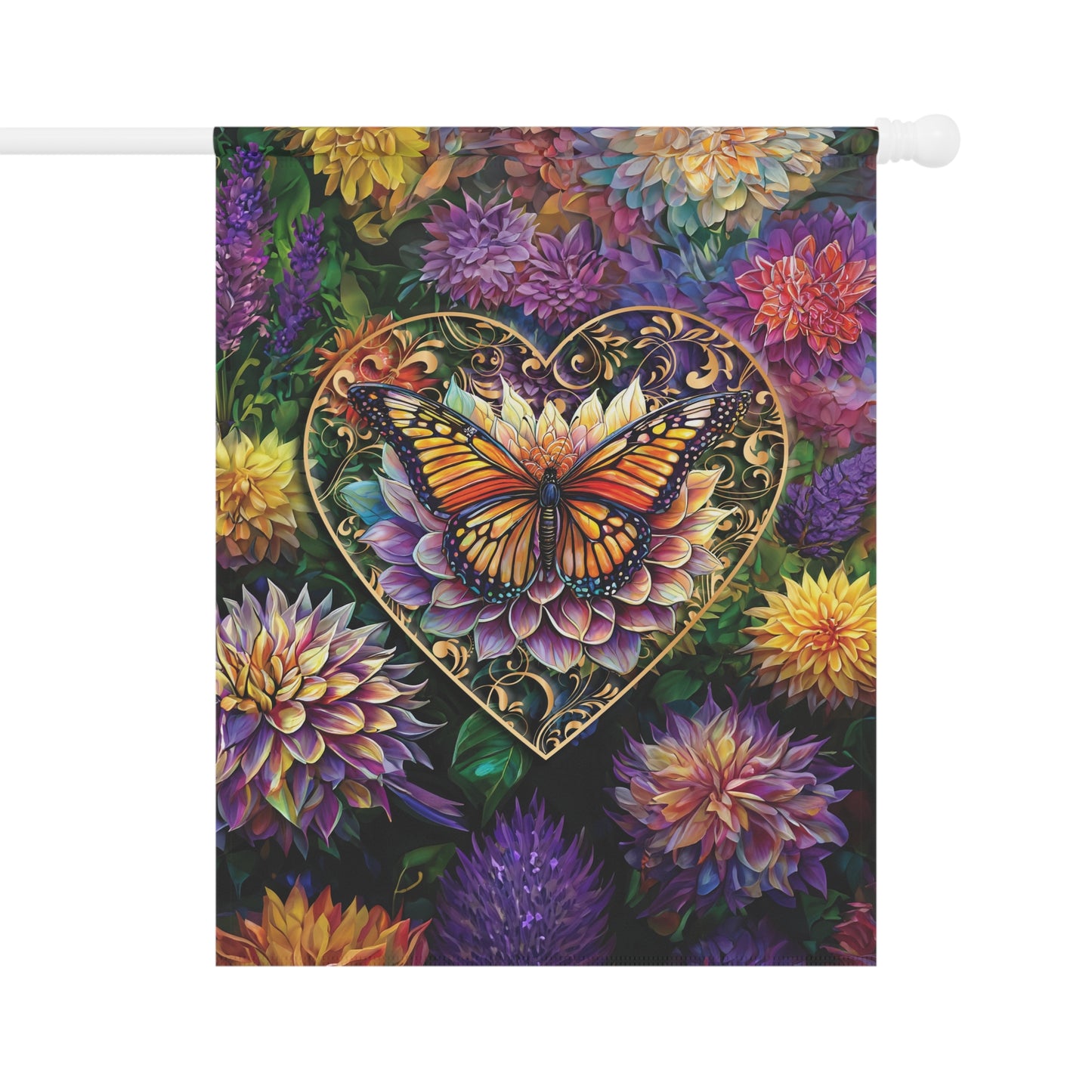 Butterfly Lovers Flag Garden & House Banner