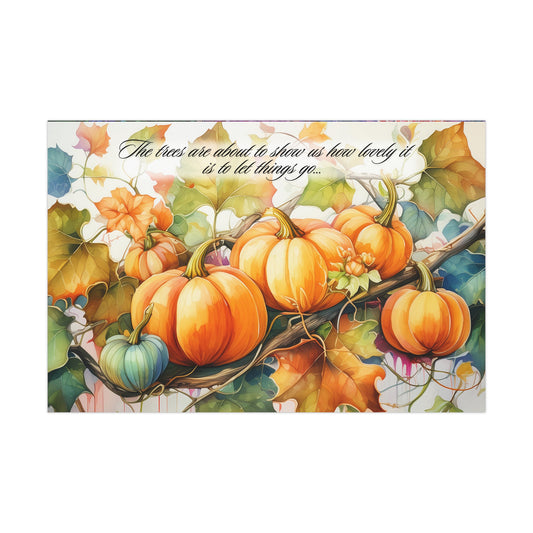 Fall Letting Go Gift Wrap Papers