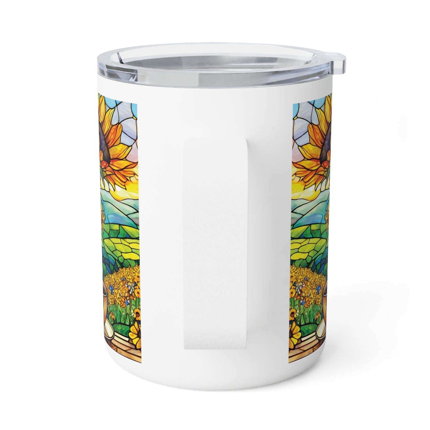 Sunflower Garden Coffee Insulated Coffee Mug, 10oz