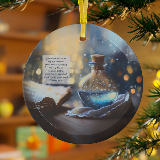 Tears in a Bottle Light Catcher Glass Ornaments