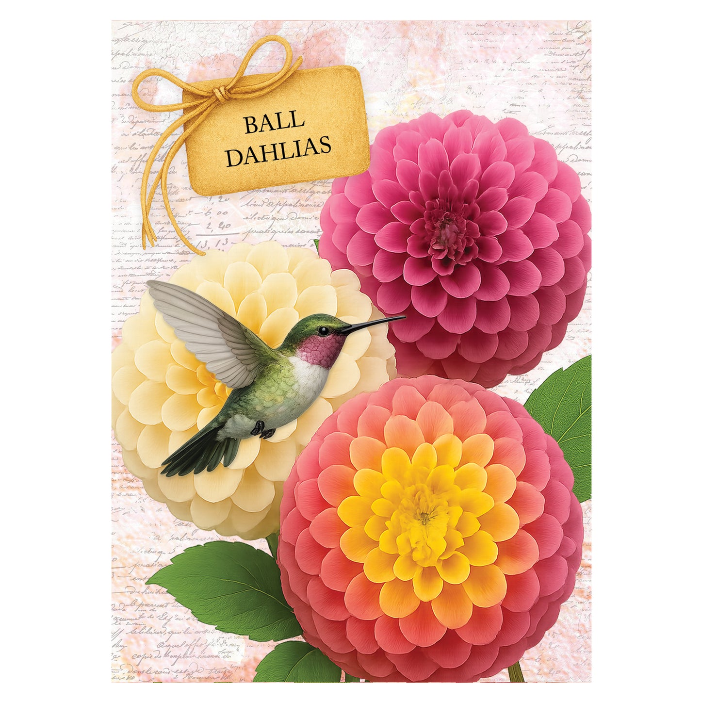 Ball Dahlias