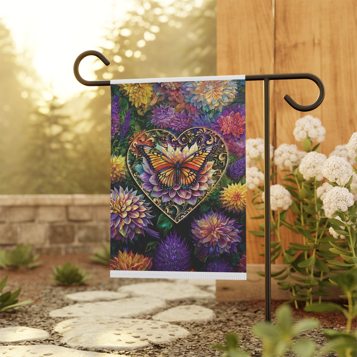 Butterfly Lovers Flag Garden & House Banner