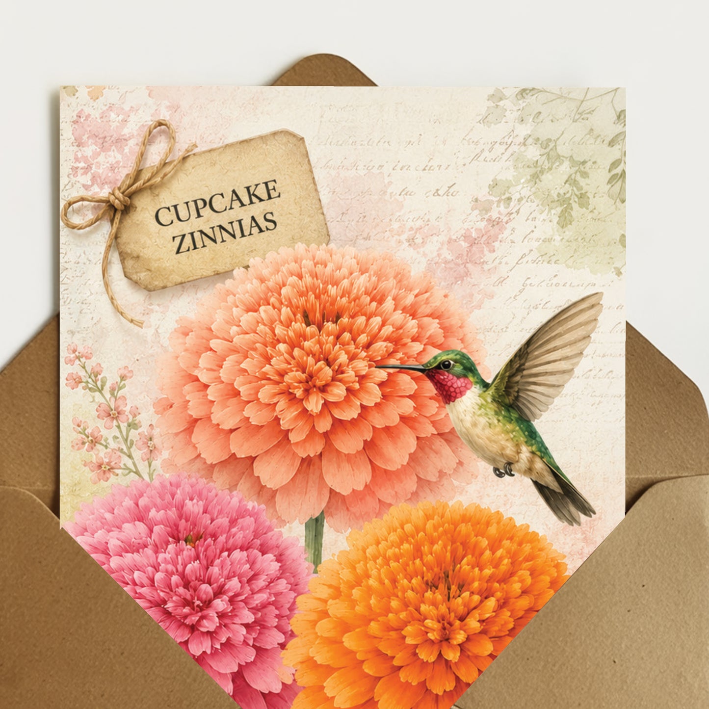 Cupcake Zinnias