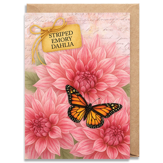Striped Emory Dahlia