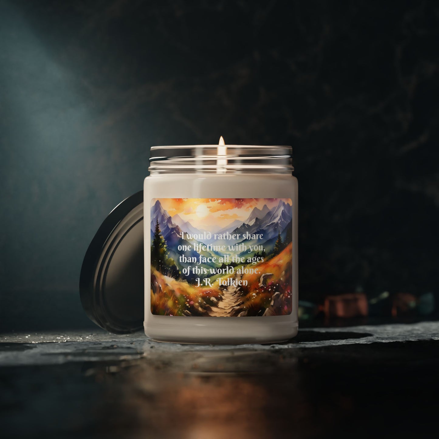 J.R.Tolkien quote Scented Soy Candle, 9oz